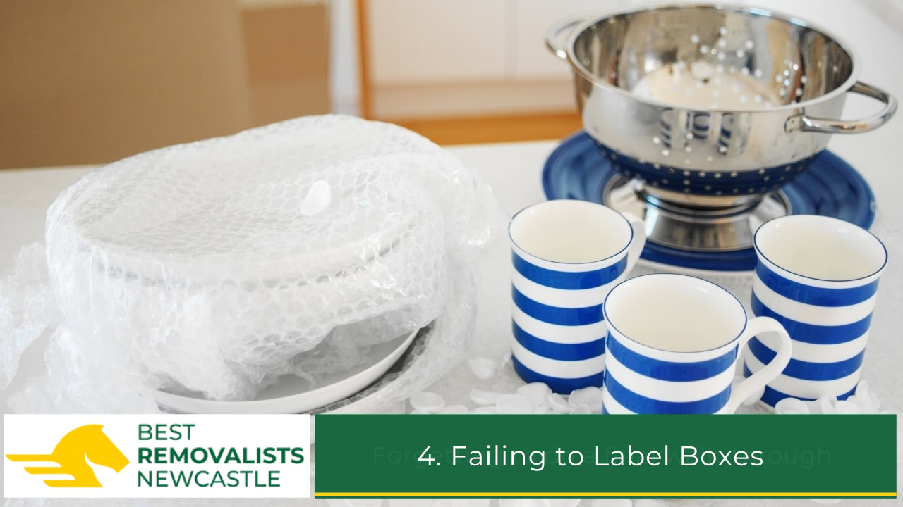 4 Failing to Label Boxes