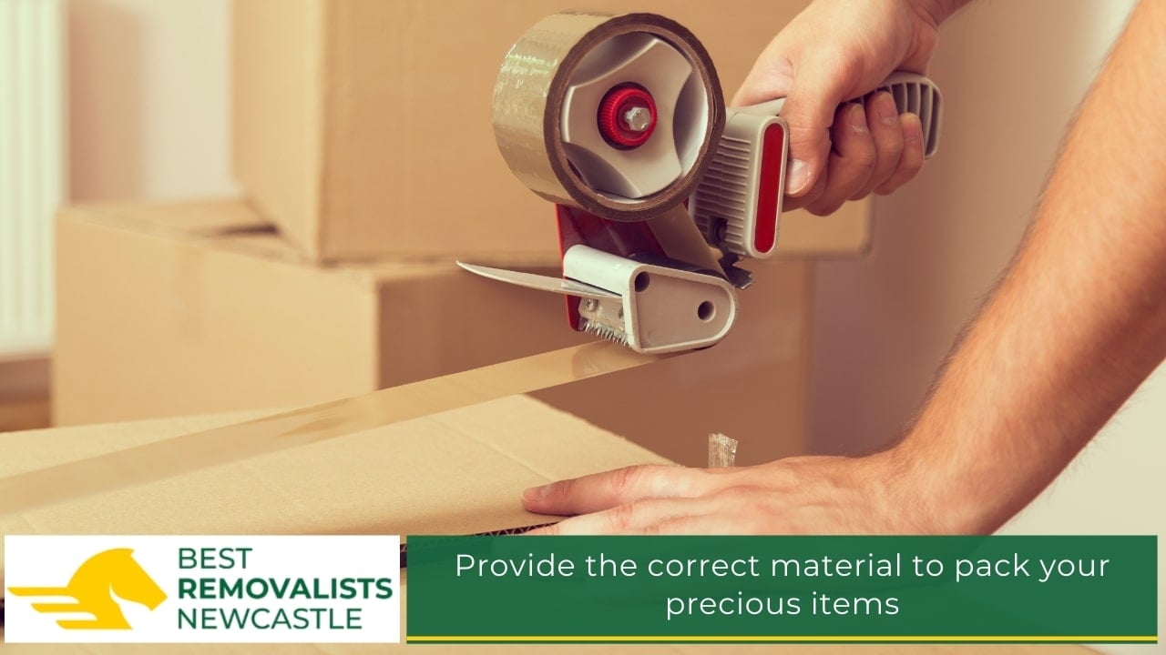 Provide the correct material to pack your precious items Provide the correct material to pack your precious items