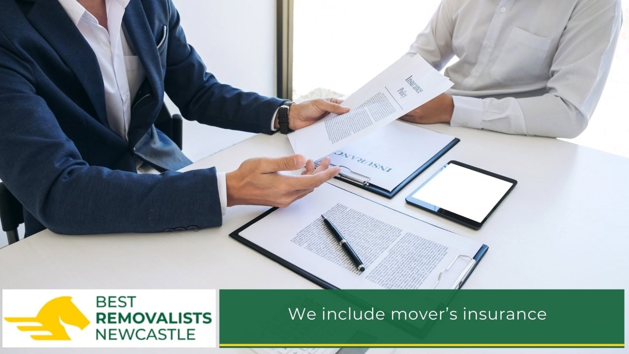 We include mover’s insurance We include mover’s insurance