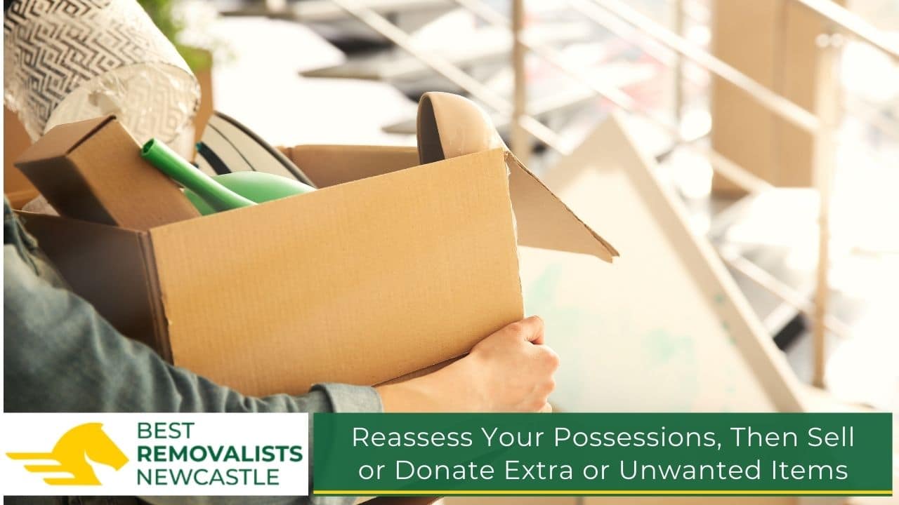 Reassess Your Possessions, Then Sell or Donate Extra or Unwanted Items
